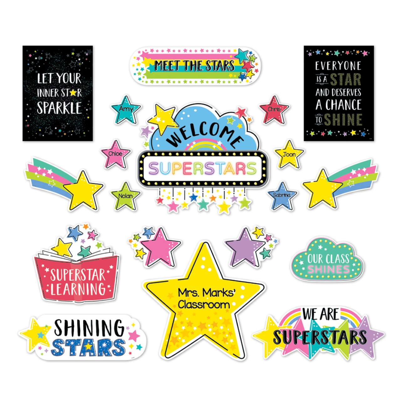 Creative Teaching Press® Shine Bright Bulletin Board Set